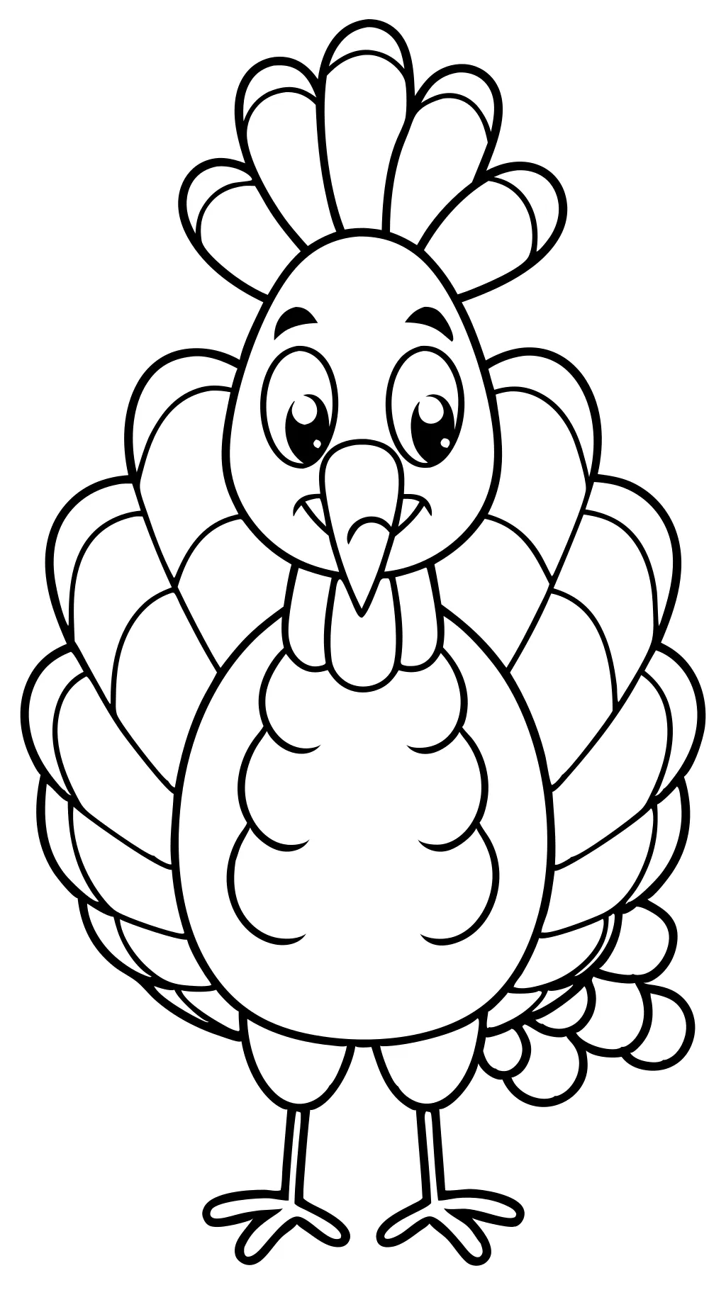 coloriage imprimable gratuit dinde